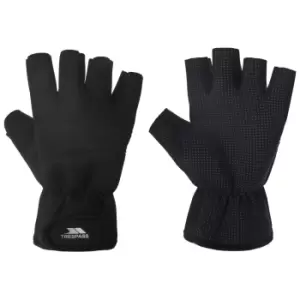 Image of Trespass Adults Unisex Carradale Fingerless Gloves (XL/XXL) (Black)