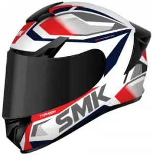 Image of SMK Typhoon Thorn Helmet, white-red, Size XS, white-red, Size XS