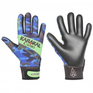 image of Karakal Camo GAA Gloves Junior - Green/M/Camo