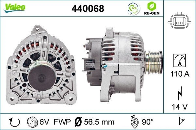 Image of Alternator VALEO 440068