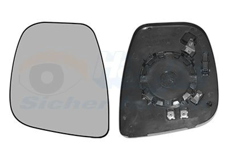 Image of VAN WEZEL Wing mirror glass VAN WEZEL 0944837