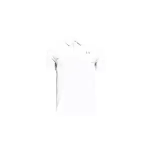 Image of Under Armour Boys Performance Polo - White - YM
