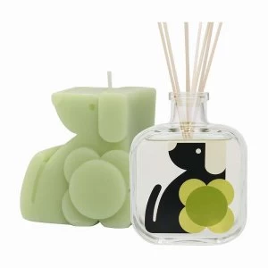 image of Orla Kiely Moulded Dog Gift Set 200ml