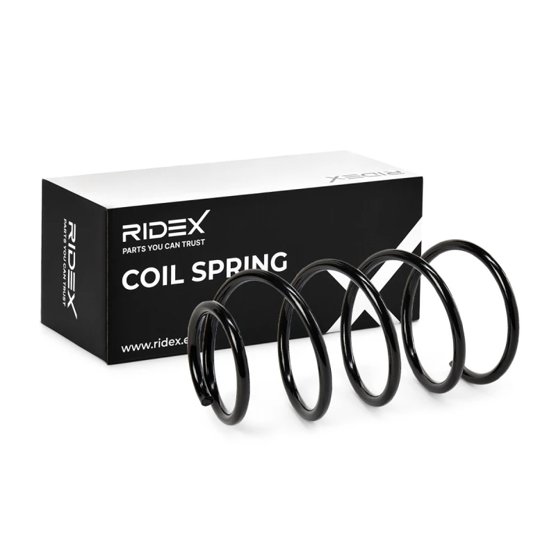 Image of RIDEX 188C0335 Coil spring Front Axle Coil Spring (188)