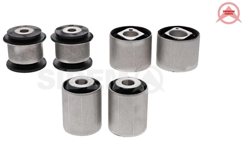 Image of SIDEM 849690 KIT Arm Bushes Lower Front Axle, Rubber-Metal Mount, for control arm Control Arm-/Trailing Arm Bush (251)