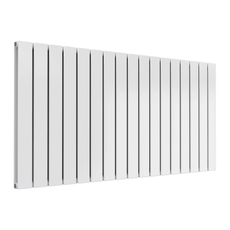 Image of Bathroom Kingdom Flat White Double Flat Panel Horizontal Radiator 600x1254 White Unisex