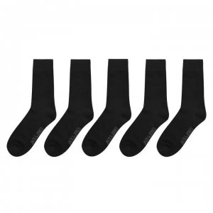 image of Jack and Jones Jens 5 Pack Socks - Black