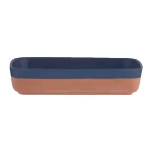 Image of Typhoon World Foods 25X17.5Cm Rectangular Dish - Navy