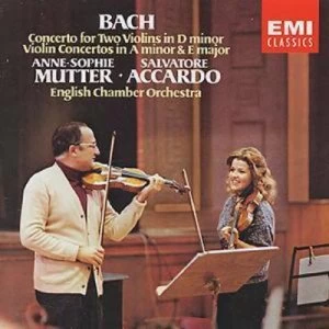 image of Bach Concerto for Two Violins in D Minor/ by Johann Sebastian Bach CD Album