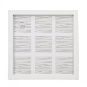 Image of iFrame Multi Aperture Frame 9 x 3" x 3" White 26cm