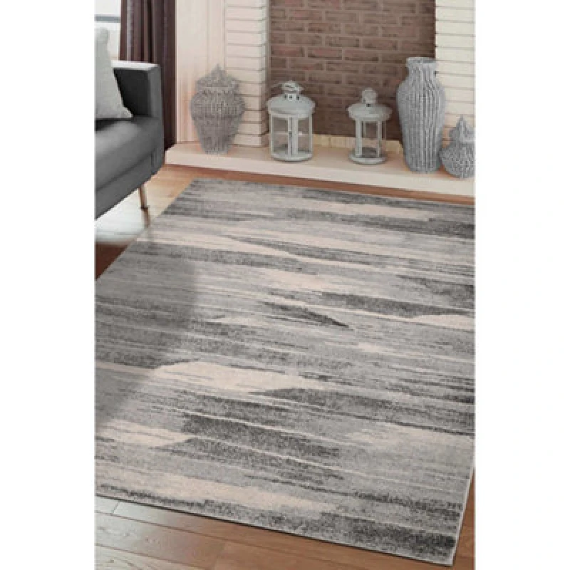 Image of Homemaker Freya Abstract Grey 140X200Cm Rug, Grey FREYAABSG140200