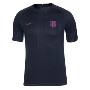 image of 2021-2022 Barcelona Pre-Match Training Shirt (Obsidian) - Kids