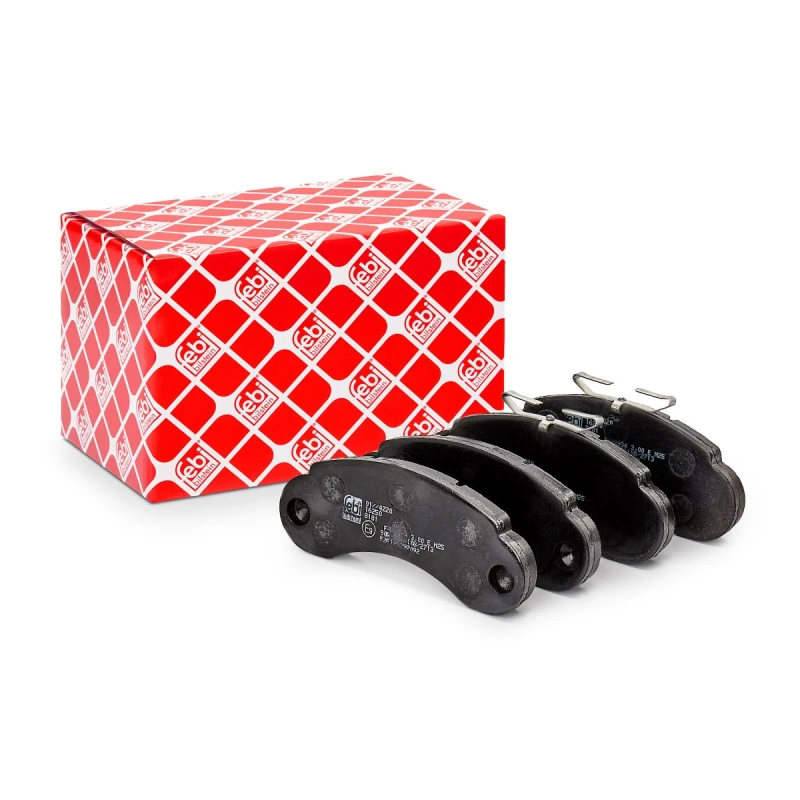 Image of FEBI BILSTEIN 16250 Brake pad set Front Axle, excl. wear warning contact Brake Pad Set,disc brake (402)