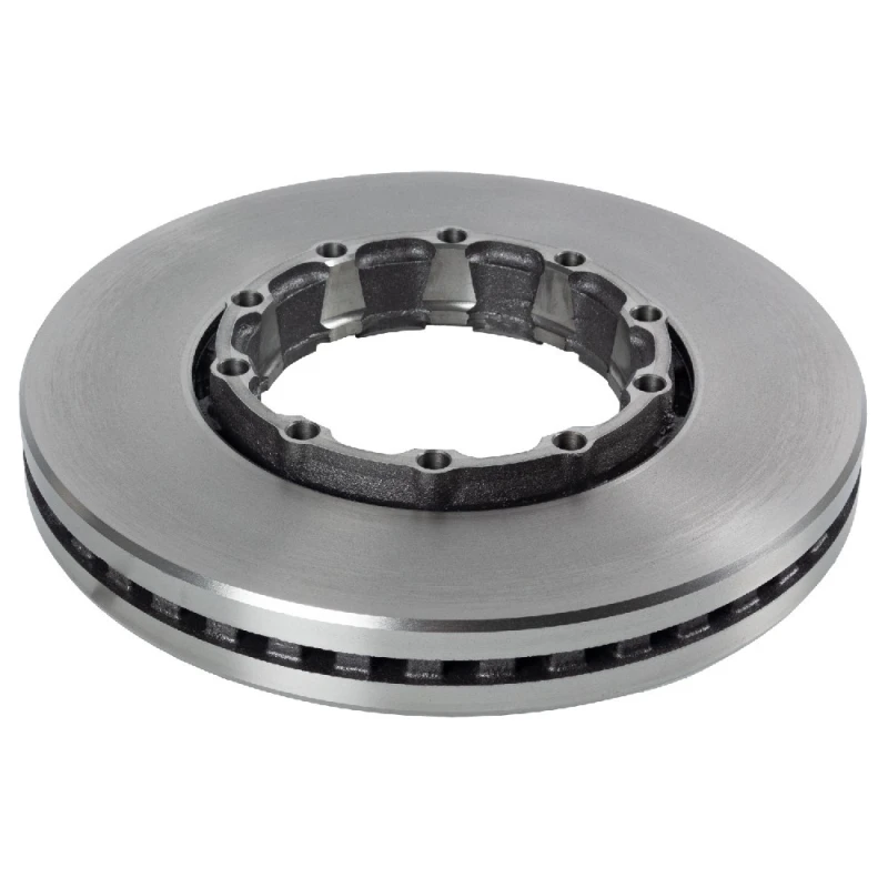 Image of FEBI BILSTEIN 105975 Brake disc Rear Axle, internally vented, Coated Brake Disc (82)
