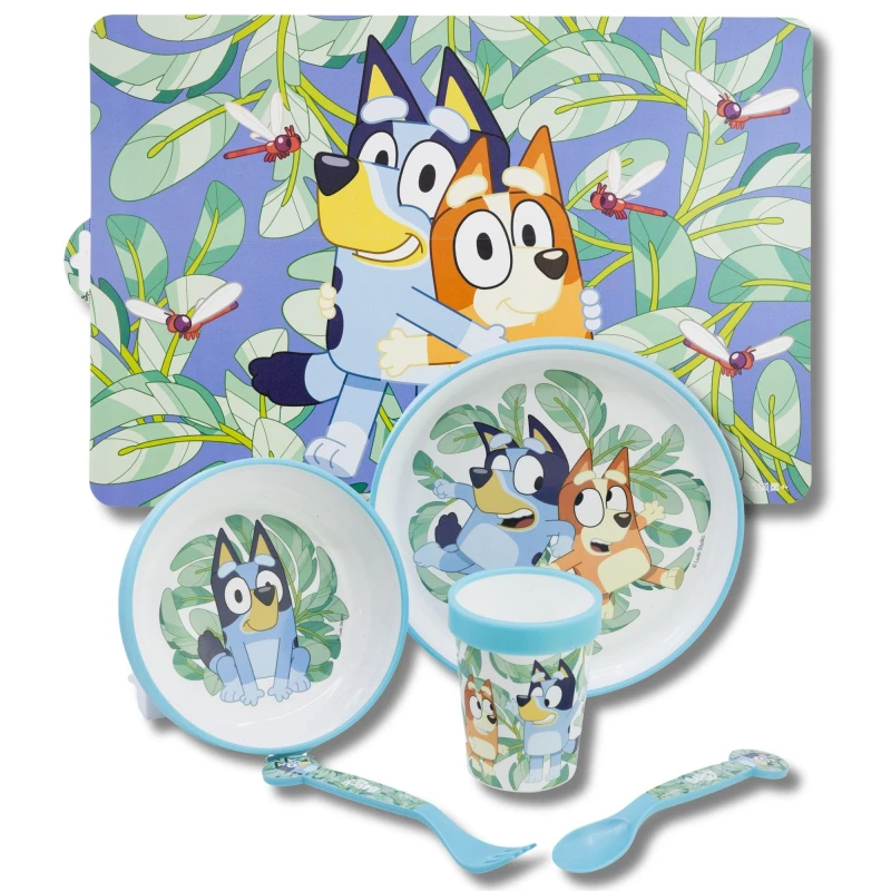 Image of Bluey 6 Piece Dinner Set, Multi 50675 / 50619
