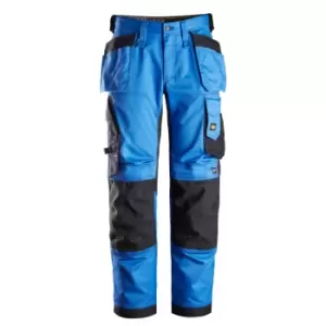 Snickers 6251 Allround Work Stretch Loose Fit Trousers Holster Pockets True Blue/Black 47" 35"