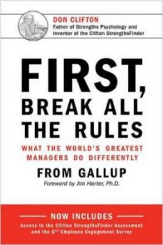Image of First Break All the Rules by Gallup Hardback