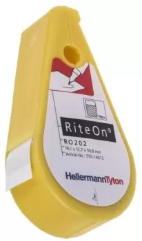 image of HellermannTyton Adhesive Cable Marking Kit RiteOn, 6.1 12.1mm, 150 Markers