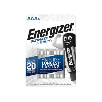 Image of Energizer Ultimate Lithium AAA Batteries - 4 Pack