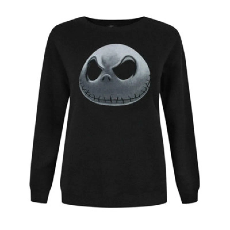 Image of Disney The Nightmare Before Christmas Christmas Jumper (Womens Black)