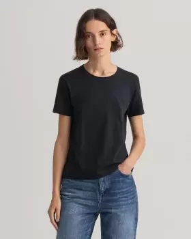 Image of GANT Women Original T-Shirt (XS) Black