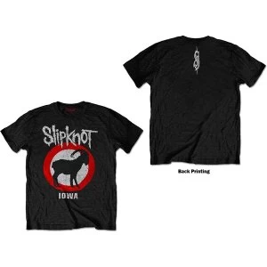 Image of Slipknot - Iowa Goat Unisex Medium T-Shirt - Black