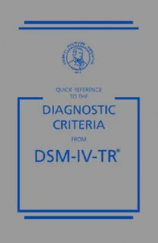 Image of Diagnostic Criteria from Dsm-Iv-Tr by American Psychiatric Association Paperback