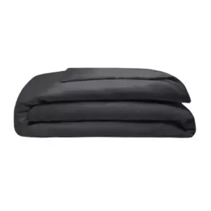 Image of Belledorm 200 Thread Count Egyptian Blend Duvet Cover (Double) (Black)