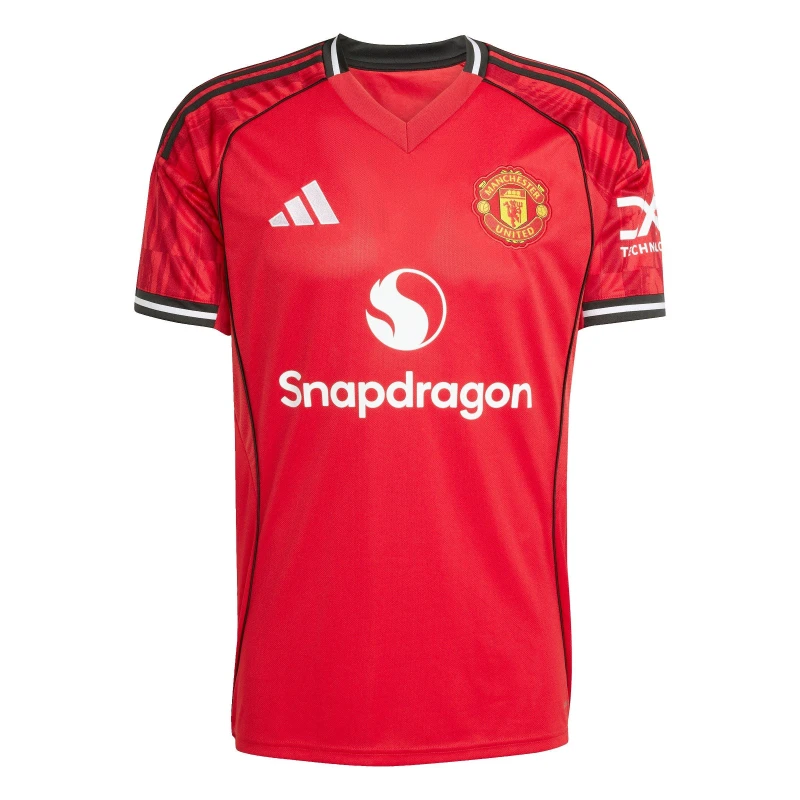 Image of Adidas Manchester United Home Shirt 2025/26 Rouge Male S JI7428