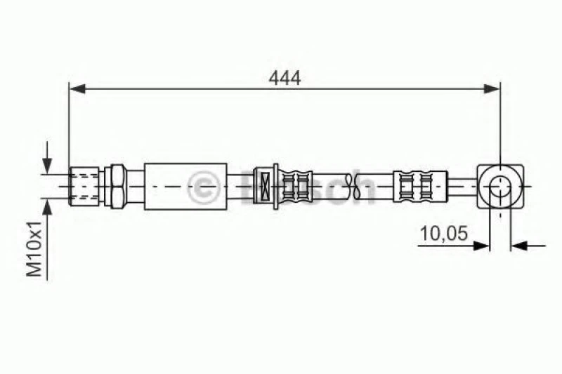 Image of Brake hose Bosch 1 987 476 975