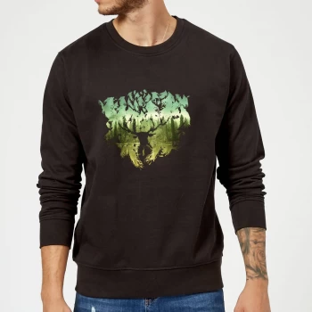 Image of Harry Potter Patronus Lake Sweatshirt - Black - M