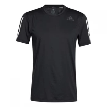 image of adidas Techfit 3-Stripes Fitted T-Shirt Mens - Black