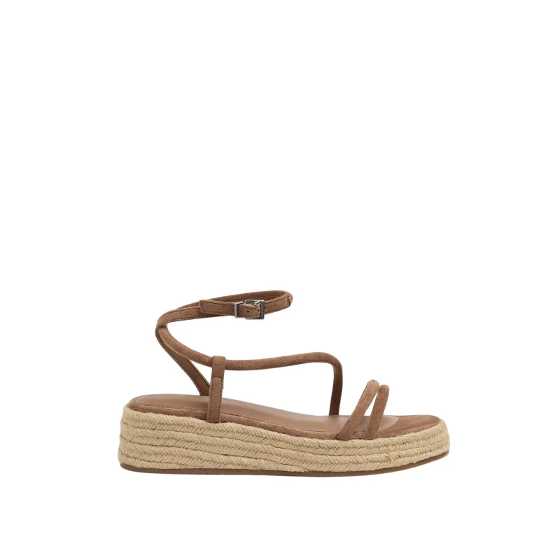 Image of Mim Shoes Womens wedge sandals Mim Shoes Chiko Beige Female 41 MIMS-CHIKO-TOPO