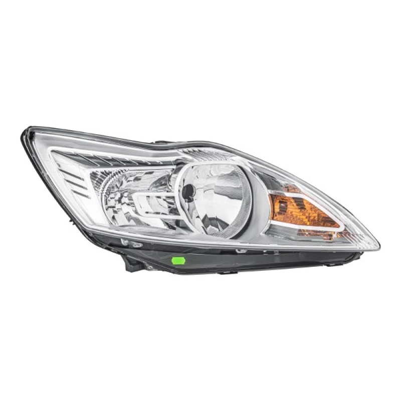 Image of HELLA 1EE 354 257-021 Headlights H1, Right, with motor for headlamp levelling, Halogen Headlight (259)