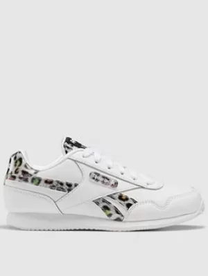 Image of Reebok Royal Classic Jog 3.0, White/Multi, Size 3