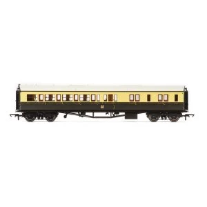 Image of Hornby GWR Collett 'Bow Ended' Corridor Brake Third (R/H) 4941 Era 3 Model Train