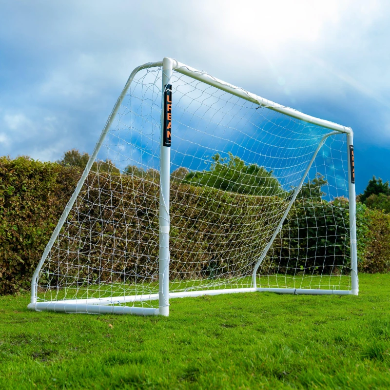 Image of Football Flick Urban UPVC Football Goal 12x6 Football Goals Large White 41808301430