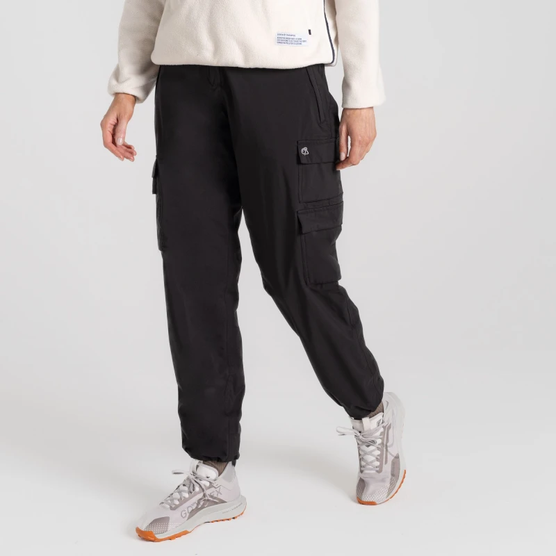 Image of Craghoppers Womens Natales Waterproof Cargo Trouser in Black Size: 8 Black Female 8