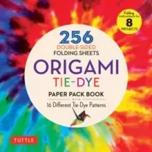 Image of Origami Tie-Dye Patterns Paper Pack Book : 256 Double-Sided Folding Sheets (Includes Instructions for 8 Models)