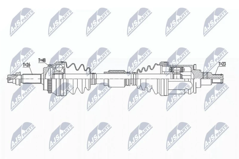 Image of NTY Drive shaft NTY NPW-TY-131