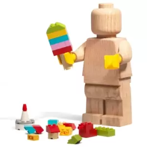 image of LEGO Wooden Minifigure (Hand Made From Red Oak)