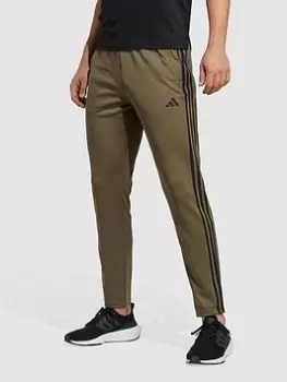 Image of adidas Performance Train Essentials 3-stripes Training Joggers - Khaki, Size 2XL, Men