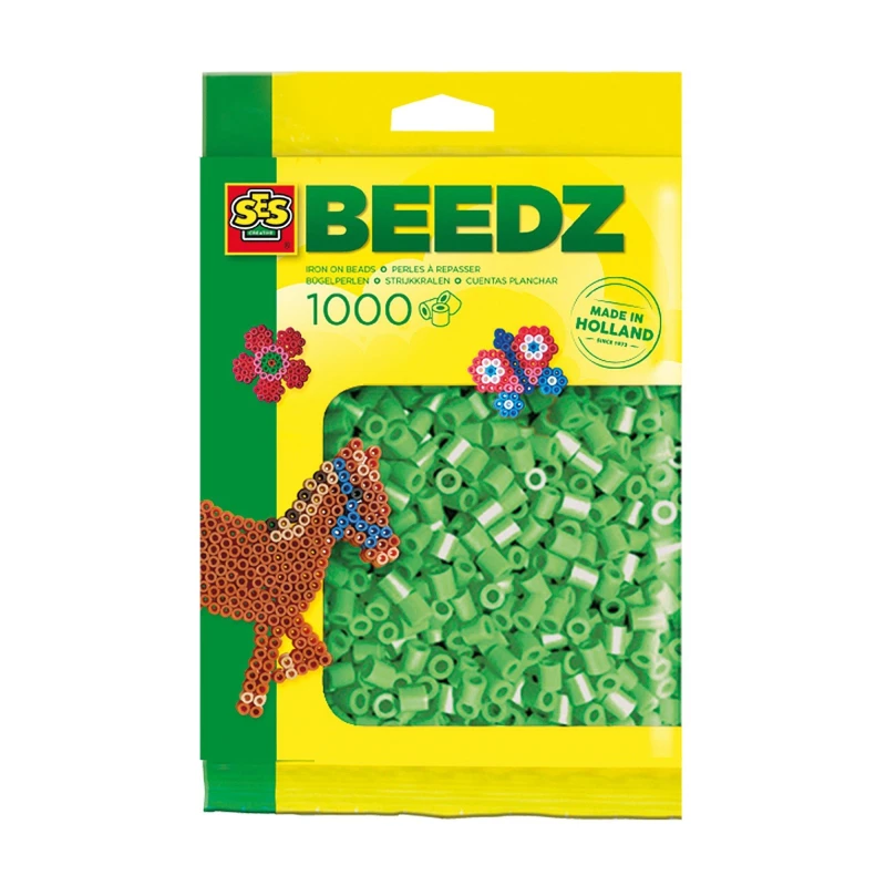 Image of SES Creative Iron on beads 1000 mint green Multi unisex One Size