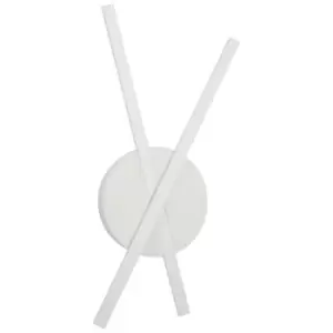 Image of Baton Integrated LED Wall Lamp Sandy White Aluminium LED 18W 890Lm 3000K - Merano