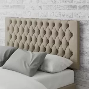 Image of Aspire Monroe Linen Kingsize Headboard - Natural
