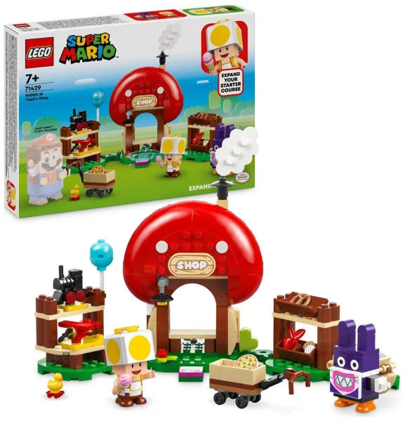 image of LEGO Super Mario Nabbit at Toad's Shop Expansion Set 71429