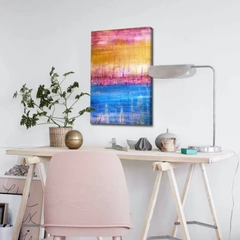 Image of 4570ABSC - 039 Multicolor Decorative Canvas Painting