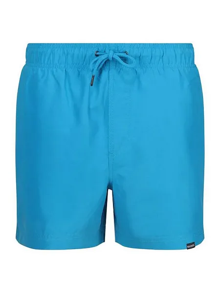 image of Regatta Mens Mawson III Quick Drying Swimming Shorts S- Waist 30-32' (76-81cm) Fluro Blue RMM016-3FN-S