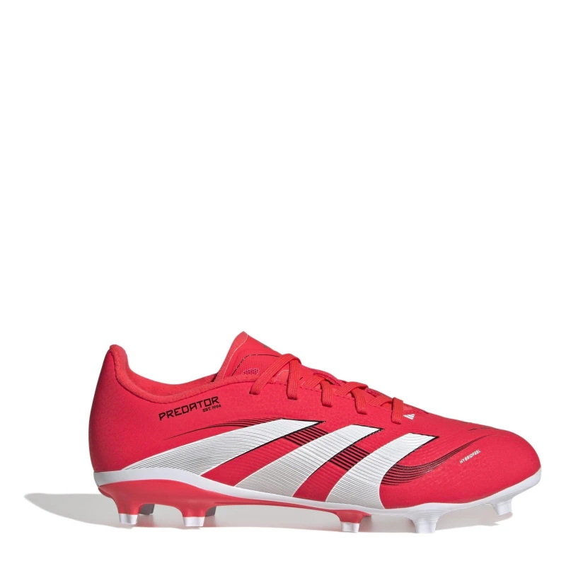 Image of adidas Predator League Juniors Firm Ground Football Boots Red/White male 3.5 (36)