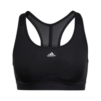 Image of adidas Powerreact Training Medium-Support Bra Womens - Black